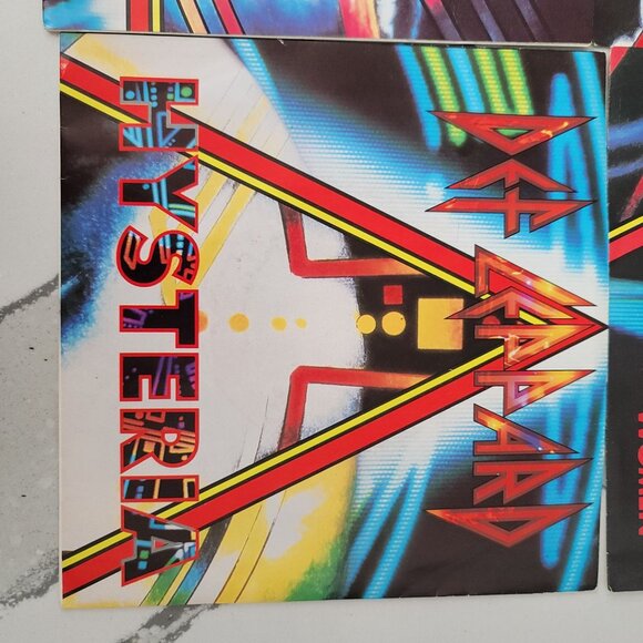 Def Leppard 4 Vinyl records Animal, Hysteria, Women and Pour Some Sugar on Me - Picture 11 of 16